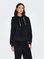 Bluzy damskie - JDY Bluza "Vida" w kolorze czarnym - miniaturka - grafika 1