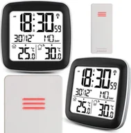 Stacje pogodowe - Stacja pogodowa w kolorze srebrnym z wyświetlaczem BD-903 - miniaturka - grafika 1