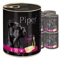 Mokra karma dla psów - Dolina Noteci Piper Animals mokra karma dla psa z żołądkami wołowymi puszka waga 12x800 g - miniaturka - grafika 1