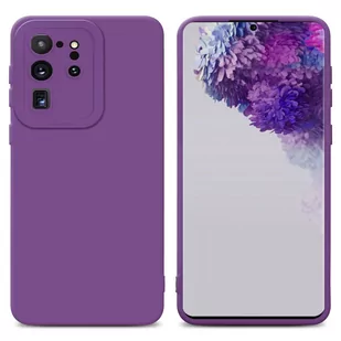 Pokrowiec Etui Do Samsung Galaxy S20 ULTRA w FLUID MATOWY FIOLET TPU Silikonowe Obudowa Ochronny Case Cover Cadorabo - Etui i futerały do telefonów - miniaturka - grafika 1