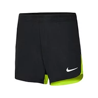 Spodnie damskie - Nike Spodnie damskie W Nk Df Acdpr Short K, czarne/wolt/białe, DH9252-010, S - miniaturka - grafika 1