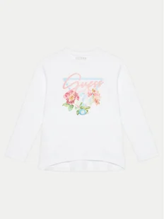 Guess Bluzka J4YI38 K6YW4 Biały Regular Fit - Bluzki damskie - miniaturka - grafika 1