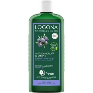 Logona Szampon przeciwłupieżowy z jałowcem - 250 ml - - Szampony do włosów - miniaturka - grafika 1