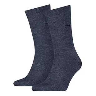 PUMA Skarpety męskie (2 sztuki), Denim Blue, 42 EU - Skarpetki damskie - miniaturka - grafika 1