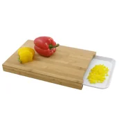 Pojemniki kuchenne - Tadar DREWNIANA DESKA Z POJEMNIKIEM 38 X 26 X 3,8 CM DREWNO BAMBUSOWE 5907558770315 - miniaturka - grafika 1