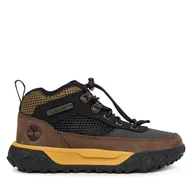 Buty dla chłopców - Trzewiki Timberland GreenStride™ Motion 6 Mid Bungee Trainer TB0A6C41EJC1 Czarny - miniaturka - grafika 1