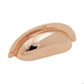 Zawiasy, okucia i inne akcesoria - Uchwyt meblowy muszlowy Bowl 3922 64 Miedziany polerowany - miniaturka - grafika 1