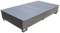 Pozostałe wyposażenie warsztatu - Wanna Wychwytowa - 1000 L. - Na 2 Pojemniki Ibc Cynk 130 Cm X 230 Cm 43 Cm Powyżej 500 L. 2 Pojemniki Ibc Stal Ocynkowna Nie - miniaturka - grafika 1