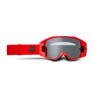 Gogle i okulary motocyklowe - Gogle Cross FOX Vue Core Czerwony fluorescencyjny - miniaturka - grafika 1