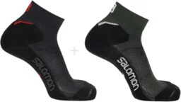 Skarpety Salomon Speedcross Ankle 2pack Ebony / Ponderosa Pine - Skarpetki i podkolanówki sportowe - miniaturka - grafika 1