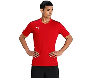 Koszulki męskie - PUMA PUMA Męska koszulka piłkarska z motywem drużyny Puma Red S 704386 - grafika 1
