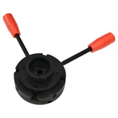 Stoły warsztatowe - Uchwyt tokarski, 4 szczęki, złącze M33, stal, 100 mm Lumarko! - miniaturka - grafika 1