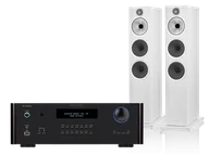 Zestawy stereo - Rotel RA-1592 MkII (czarny) + 603 S3 (biały) - miniaturka - grafika 1
