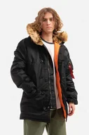 Kurtki męskie - Alpha Industries kurtka N3B VF 59 męska kolor czarny zimowa 103141.03 - miniaturka - grafika 1