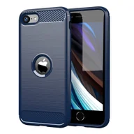 Etui i futerały do telefonów - Etui Carbon Shield TPU do Apple iPhone 7/iPhone 8/iPhone SE 2020/iPhone SE 2022 - Modrá KP10688 - miniaturka - grafika 1
