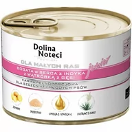 Mokra karma dla psów - Dolina Noteci PREMIUM dla psów małych ras JUNIOR bogata w serca z indyka z wątróbką z gęsi 6x185 g - miniaturka - grafika 1