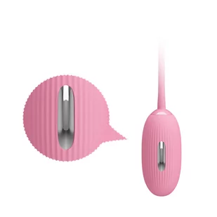 Pretty Love Shock Fun Egg Pink - Wibrujące jajeczko na pilota - Wibratory i masażery - miniaturka - grafika 3
