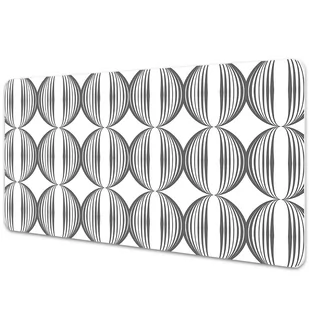 Podkład ochronny na biurko Okręgi wzór retro 120x60 cm - Podkładki na biurko - miniaturka - grafika 1