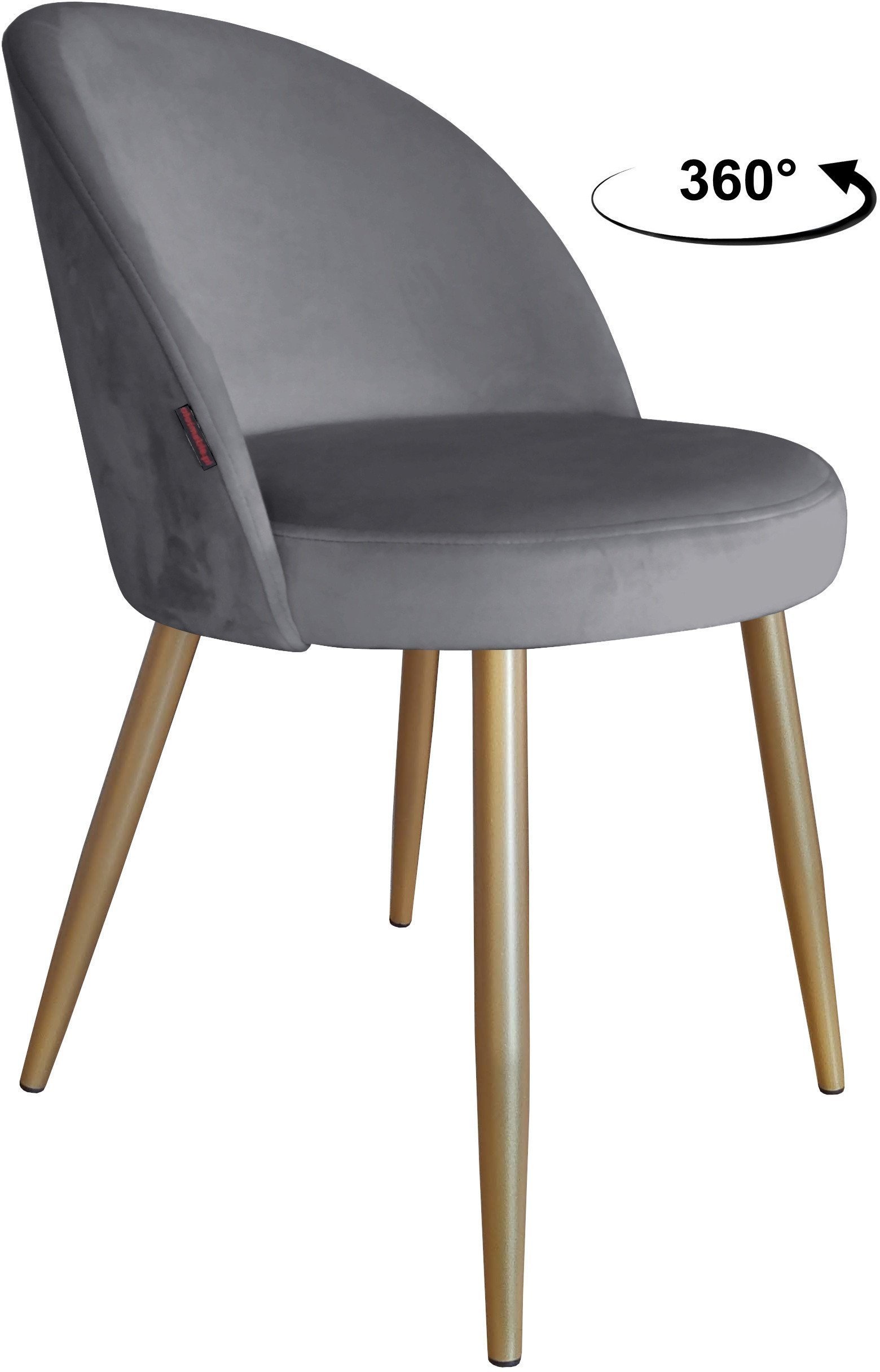 Krzesło obrotowe Trix podstawa złota BL14