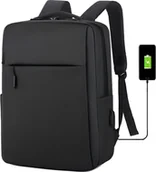 Torby na laptopy - Plecak Na Laptopa 15,6 Wodoodporny Port Usb Laptop - miniaturka - grafika 1