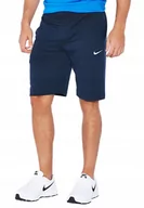 Spodenki męskie - KRÓTKIE SPODENKI NIKE MĘSKIE GRANAT BAWEŁNA SZORTY 637768-475 r. XS - miniaturka - grafika 1