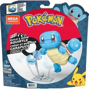 Mattel Klocki plastikowe Mega Construx Średni Pokemon Squirtle GYH00 GYH00 - Klocki - miniaturka - grafika 1