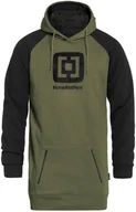 Bluzy męskie - bluza męska HORSEFEATHERS SHERMAN LONG SWEATSHIRT Loden Green - miniaturka - grafika 1