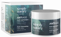 CLOCHEE - Simply Nature - Anti-Age - Multi-Regenerating Night Cream - Multi regenerujący krem na noc - 50 ml - Kremy do twarzy - miniaturka - grafika 1