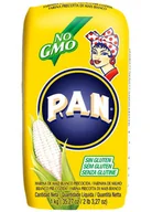 Kuchnie świata - PAN Mąka kukurydziana biała marki PAN 1 kg - miniaturka - grafika 1