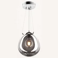 Lampy sufitowe - Zuma Line LAMPA wisząca MOON P19066B-D25 szklana OPRAWA skandynawski ZWIS hygge loftowy chrom lustrzany P19066B-D25 - miniaturka - grafika 1