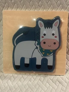 Puzzle Drewniane 5 Szt. Lupilu 1+ układanka montessori drewaniane puzzle - Zabawki interaktywne dla dzieci - miniaturka - grafika 1