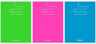 Herlitz Zeszyt A5/60K linia Color Blocking (5szt) - - Zeszyty szkolne - miniaturka - grafika 1