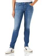 Spodnie damskie - Replay Dżinsy damskie New Luz, 009 średni niebieski, 31W / 32L - miniaturka - grafika 1