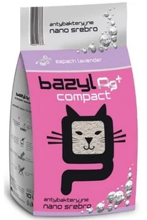 Bazyl Ag+ Compact Lawenda 5L - Żwirek dla kotów - miniaturka - grafika 2