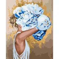 Malowanie po numerach - Twoje Hobby Malowanie po numerach + złota farba - Niebieski... - miniaturka - grafika 1