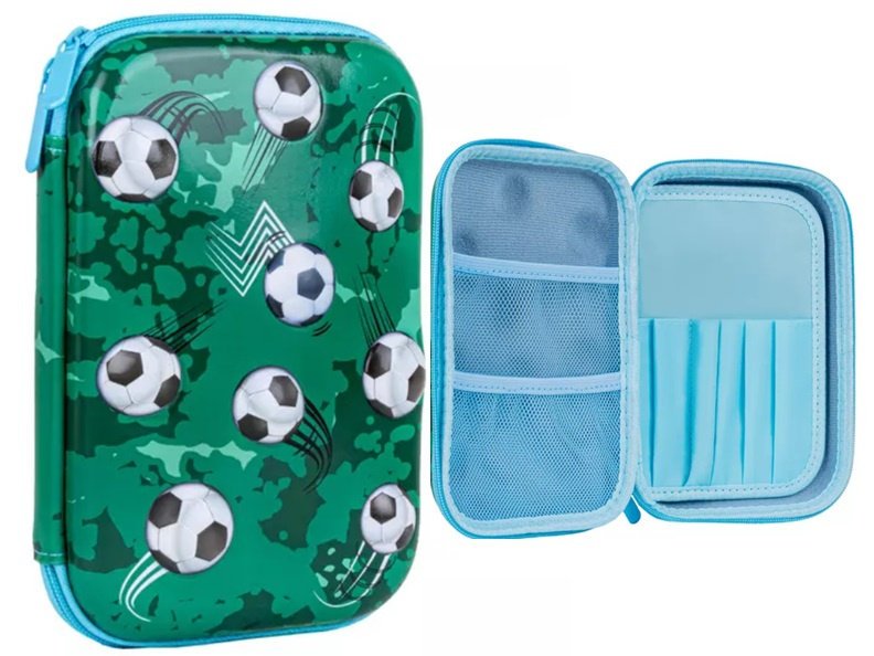 PIŁKA NOŻNA FOOTBALL PIÓRNIK SZKOLNY 3D DZIECI POP IT