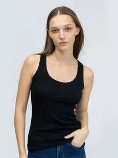 BIG STAR Top w kolorze czarnym - Koszulki i topy damskie - miniaturka - grafika 1