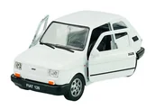Samochody i pojazdy dla dzieci - WELLY FIAT 126P BIAŁY 1:34 SAMOCHÓD NOWY METALOWY MODEL - miniaturka - grafika 1