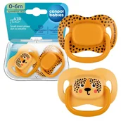 Smoczki uspokajające - Canpol Babies Silikonowy Smoczek Symetryczny 0-6 m BabiesBoo 2-pack - miniaturka - grafika 1