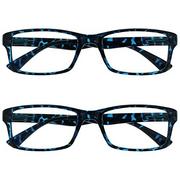 Okulary przeciwsłoneczne - The Reading Glasses Company Te okulary do czytania przedsiębiorstwach czarno-niebieski brązowy kolor liliowy Reader wartość 4er Pack Mężczyźni Kobiety rrrr92 RR92-3-100 - miniaturka - grafika 1
