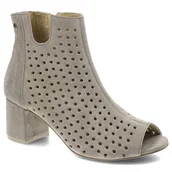 Botki damskie - Maciejka, Botki, 05420-10/00-5 Ciemny Beż, rozmiar 40 - miniaturka - grafika 1