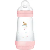 Butelki dla niemowląt - MAM Perfect Star Anti-colic Bottle butelka antykolkowa 2m+ Pink 260 ml - miniaturka - grafika 1