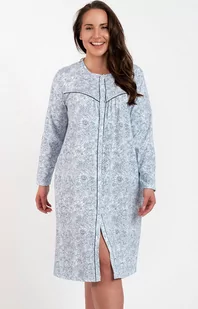 Bawełniana koszula nocna damska z długim rękawem Talita, Kolor niebieski-wzór, Rozmiar M, Italian Fashion - Primodo.com - Piżamy damskie - miniaturka - grafika 1
