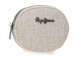 PEPE JEANS PORTFEL DAMSKI BEŻOWY MAŁY AWF - Portfele - miniaturka - grafika 1