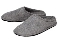 Kapcie damskie - esmara® Kapcie damskie z filcu, z wełną (Szary, 40) - miniaturka - grafika 1