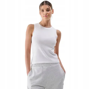 Koszulka damska 4F F132 biała 4FWMM00TSLEF132 10S XS - Koszulki i topy damskie - miniaturka - grafika 1