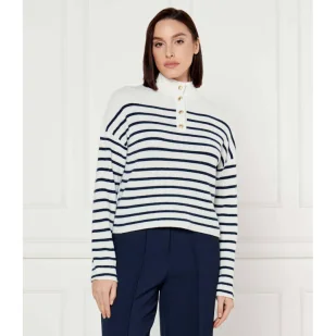 Tommy Hilfiger Wełniany sweter Regular Fit - Swetry damskie - miniaturka - grafika 1