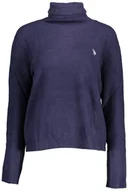 Portfele - DAMSKA BLUZA POLO US NIEBIESKA - miniaturka - grafika 1