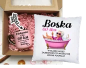 Gadżety dla niej i dla niego - Prezent na 60 urodziny - Zestaw Kubek na 60 urodziny oraz poduszka na 60 urodziny - miniaturka - grafika 1
