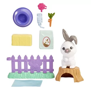 Mini królik i akcesoria Barbie - Domki dla lalek - miniaturka - grafika 1